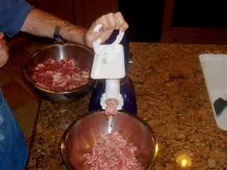 Grinding Sausage