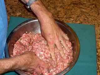 Mixing Sausage